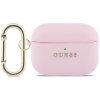 Etui Guess Grained Classic Logo do       AirPods Pro 3 różowy